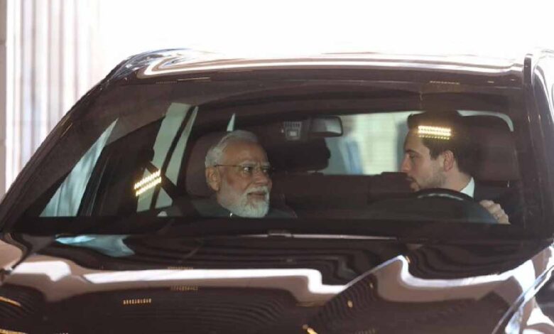 pm modi with jordan