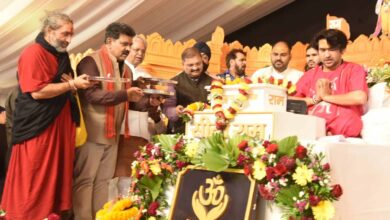 vijay sharma with baba bageshwar dham