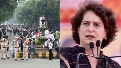 Priyanka gandhi cjp protest